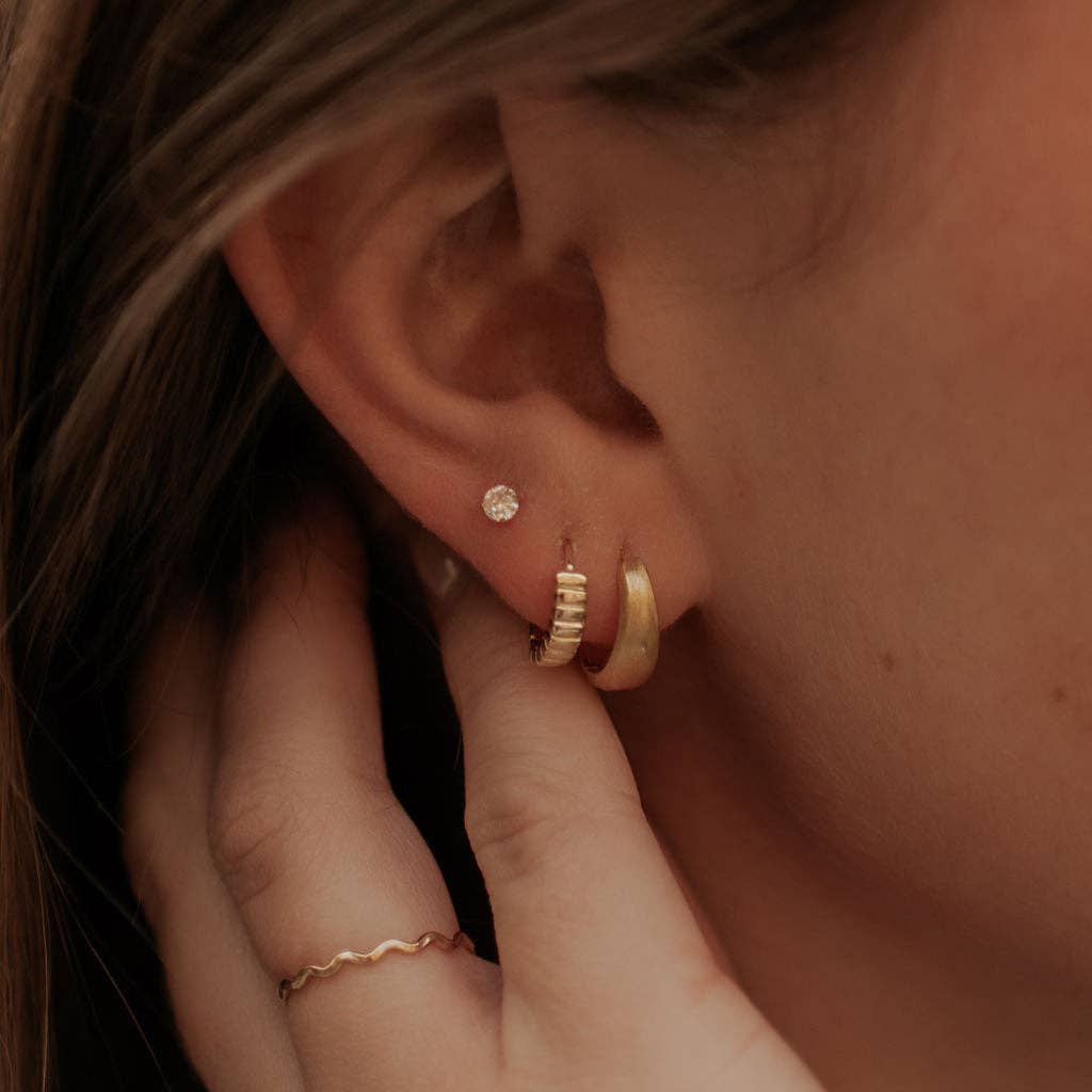 Rue Brushed Hoops