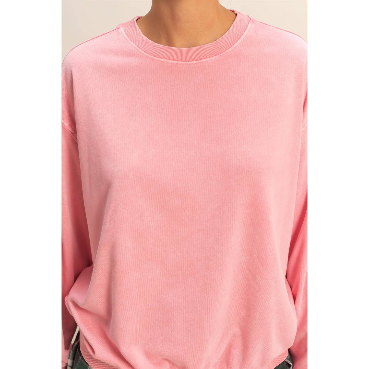 Oversized Mineral Washed Crew