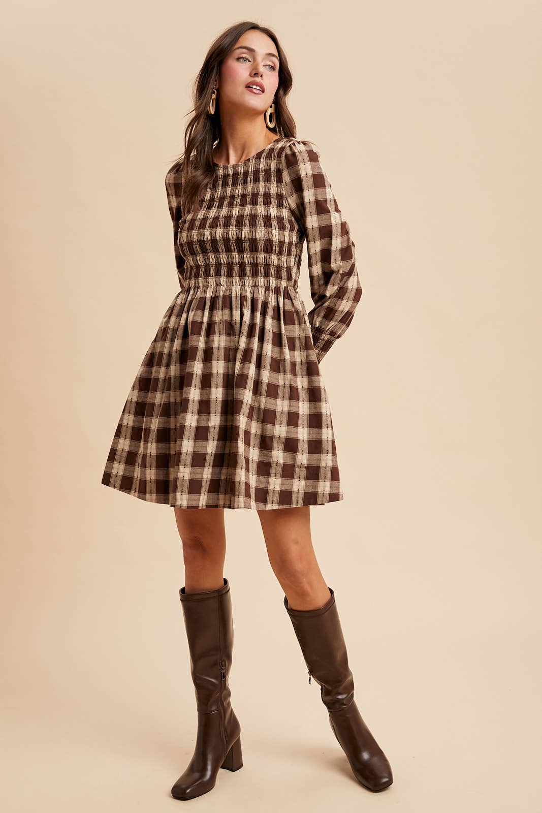 Plaid Mini Dress