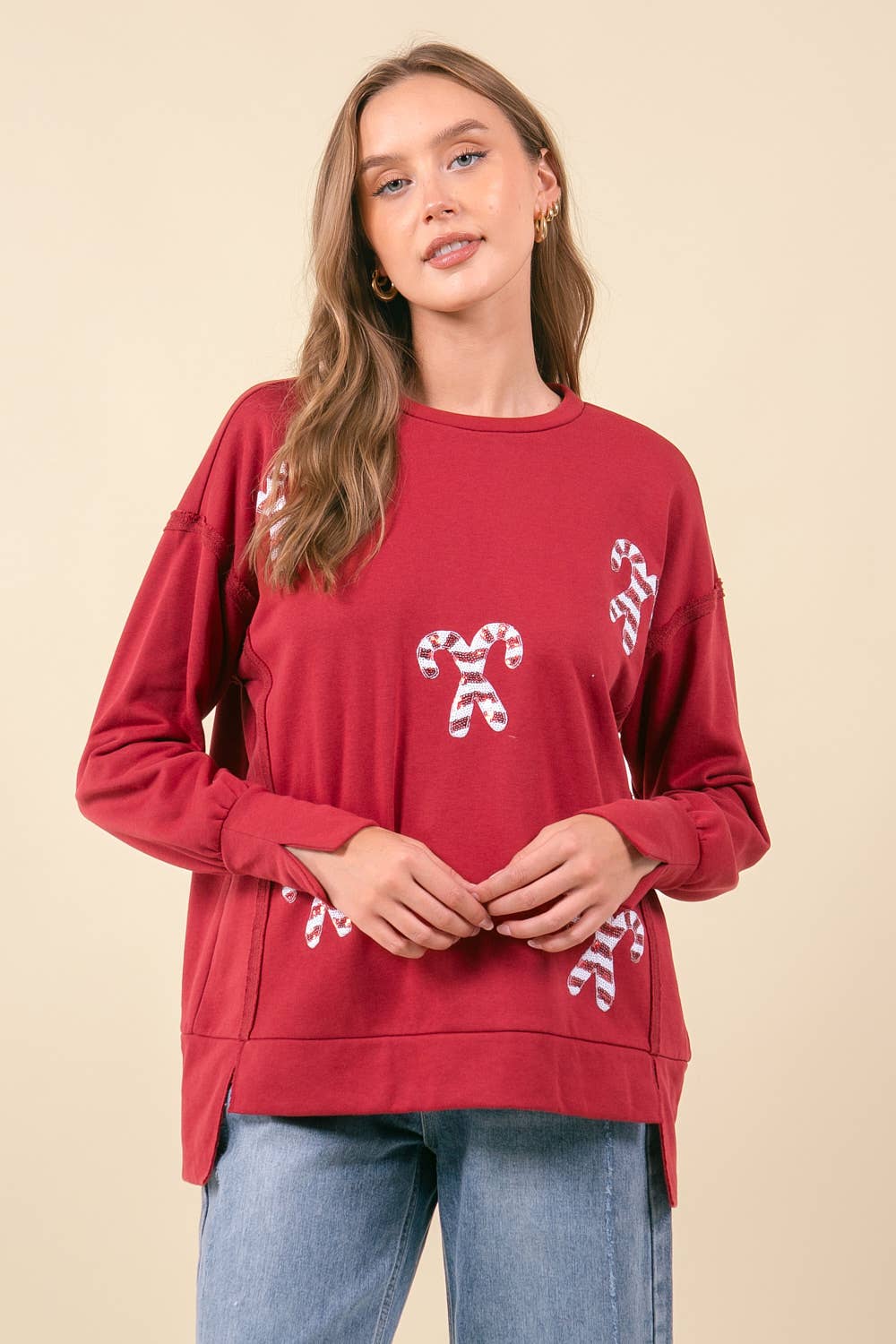 Candy Cane Sweatshirt