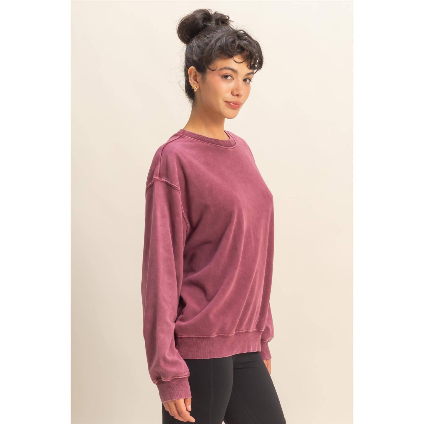 Oversized Mineral Washed Crew