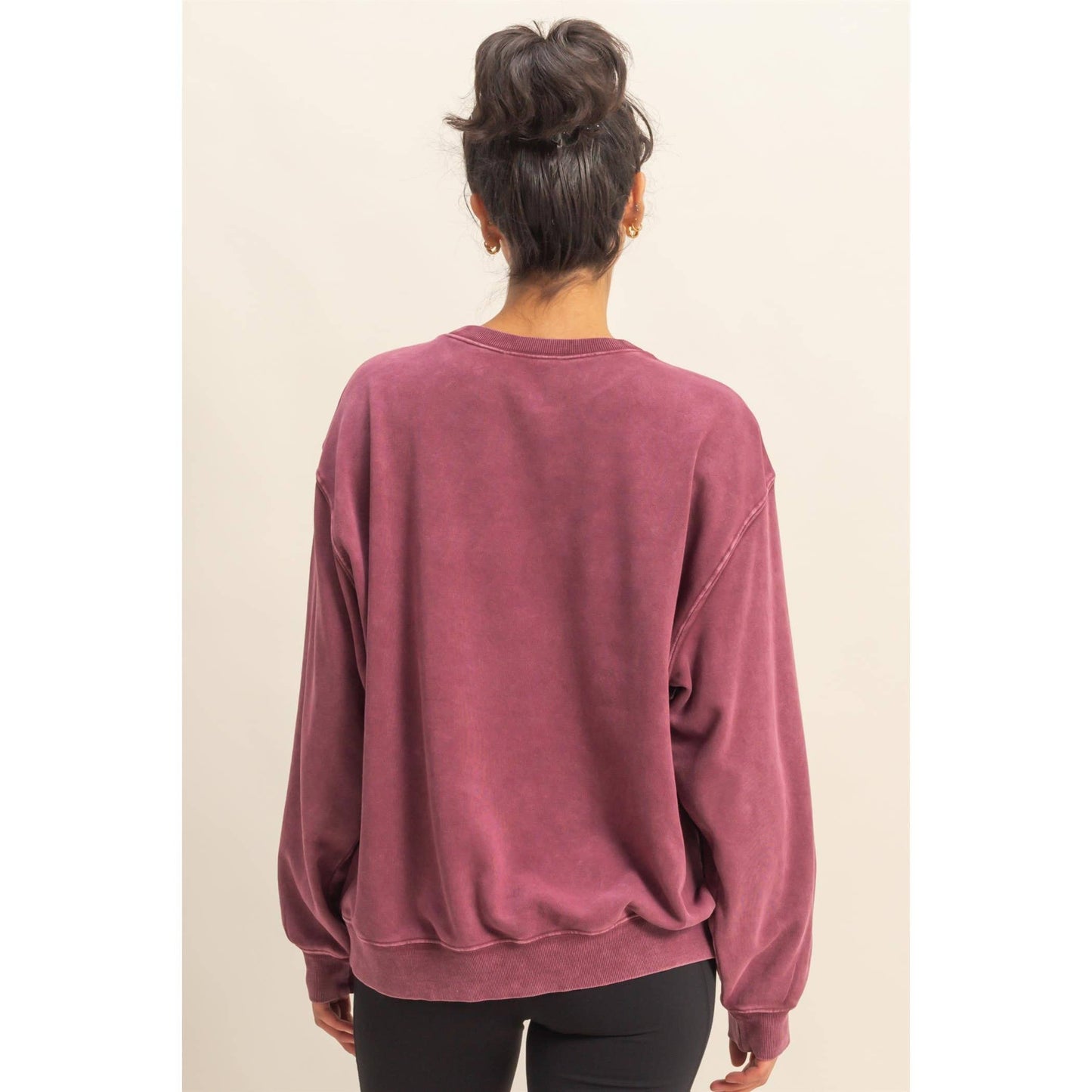 Oversized Mineral Washed Crew