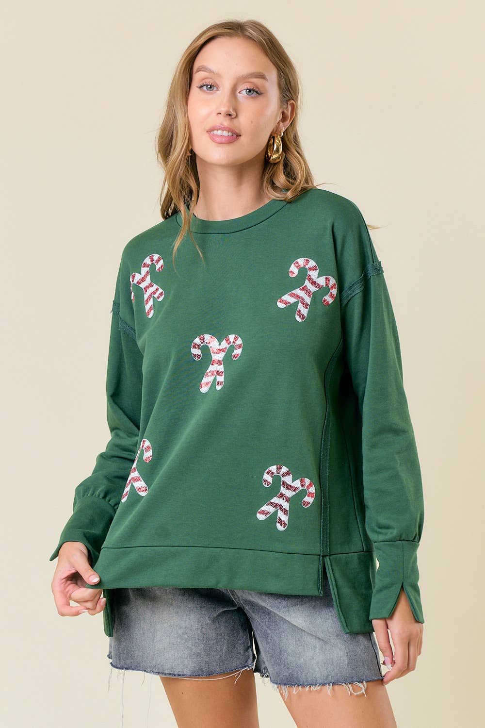 Candy Cane Sweatshirt