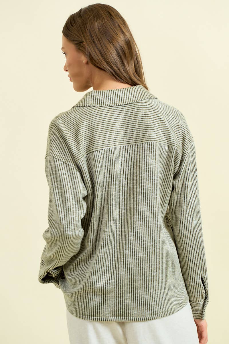 Ribbed Pullover