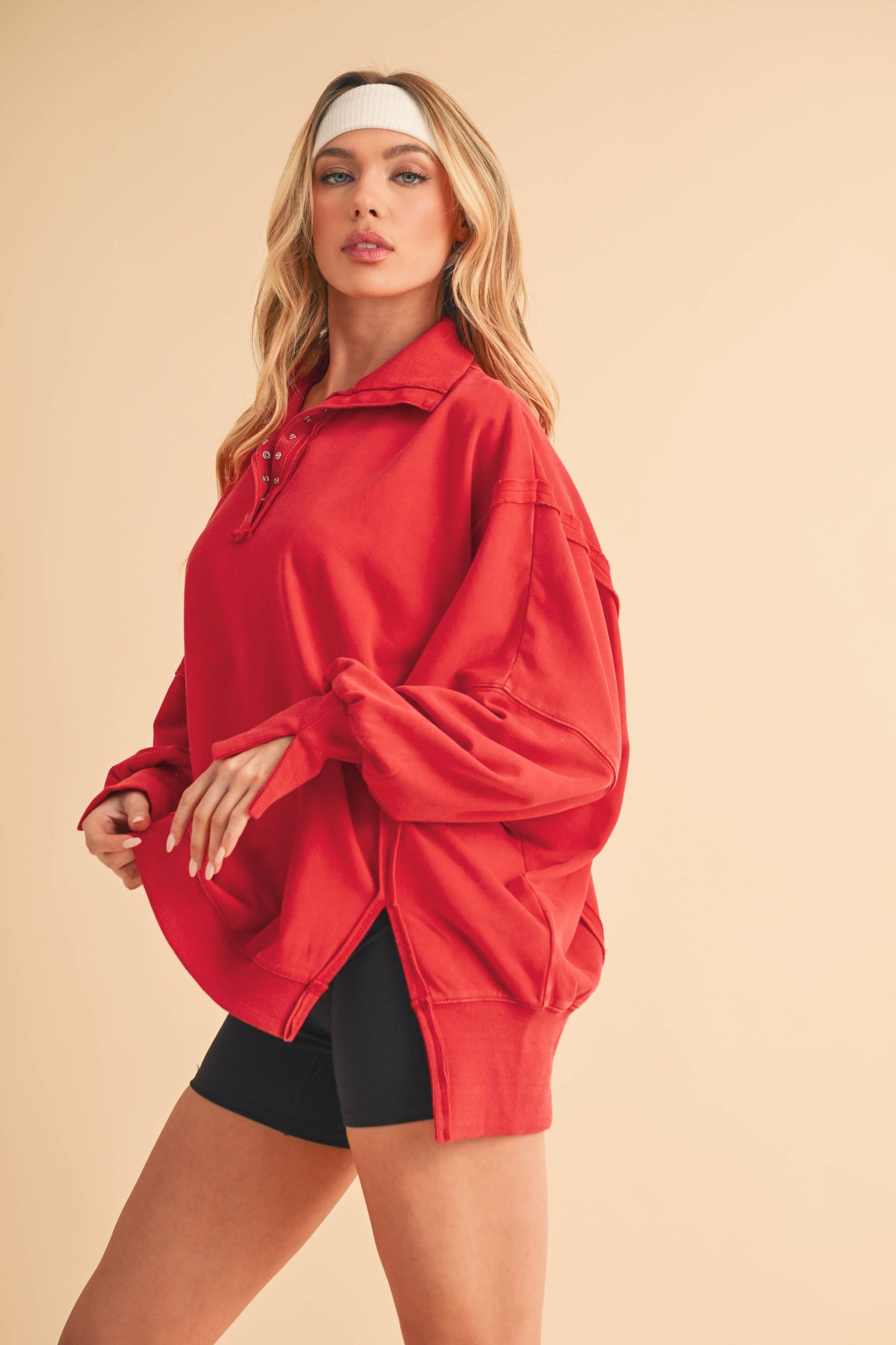 Henley Sweatshirt