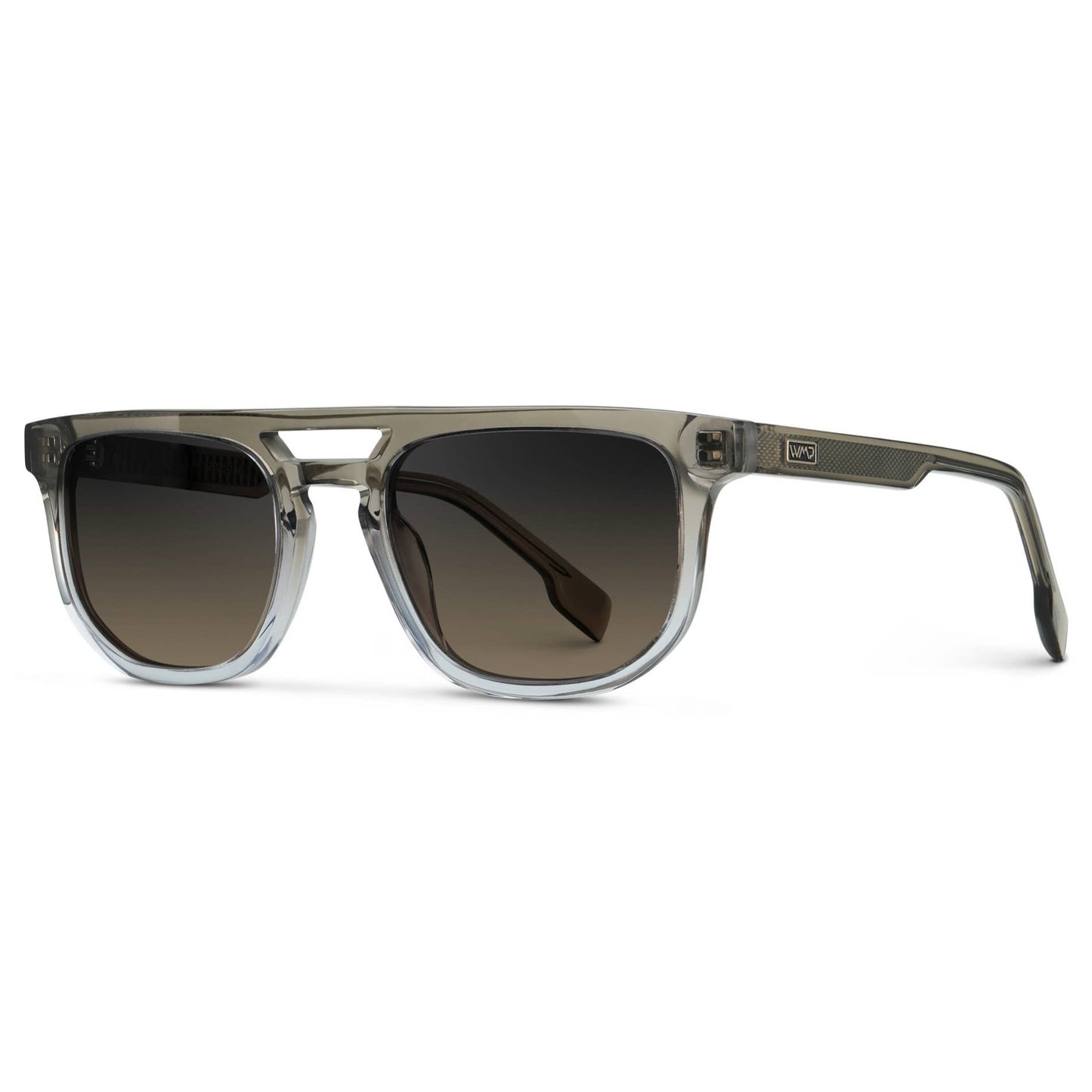 Asher - Men's Double Bridge Rectangular Polarized Sunglasses
