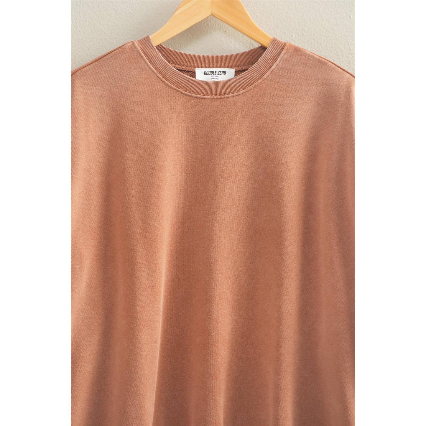 Oversized Mineral Washed Crew