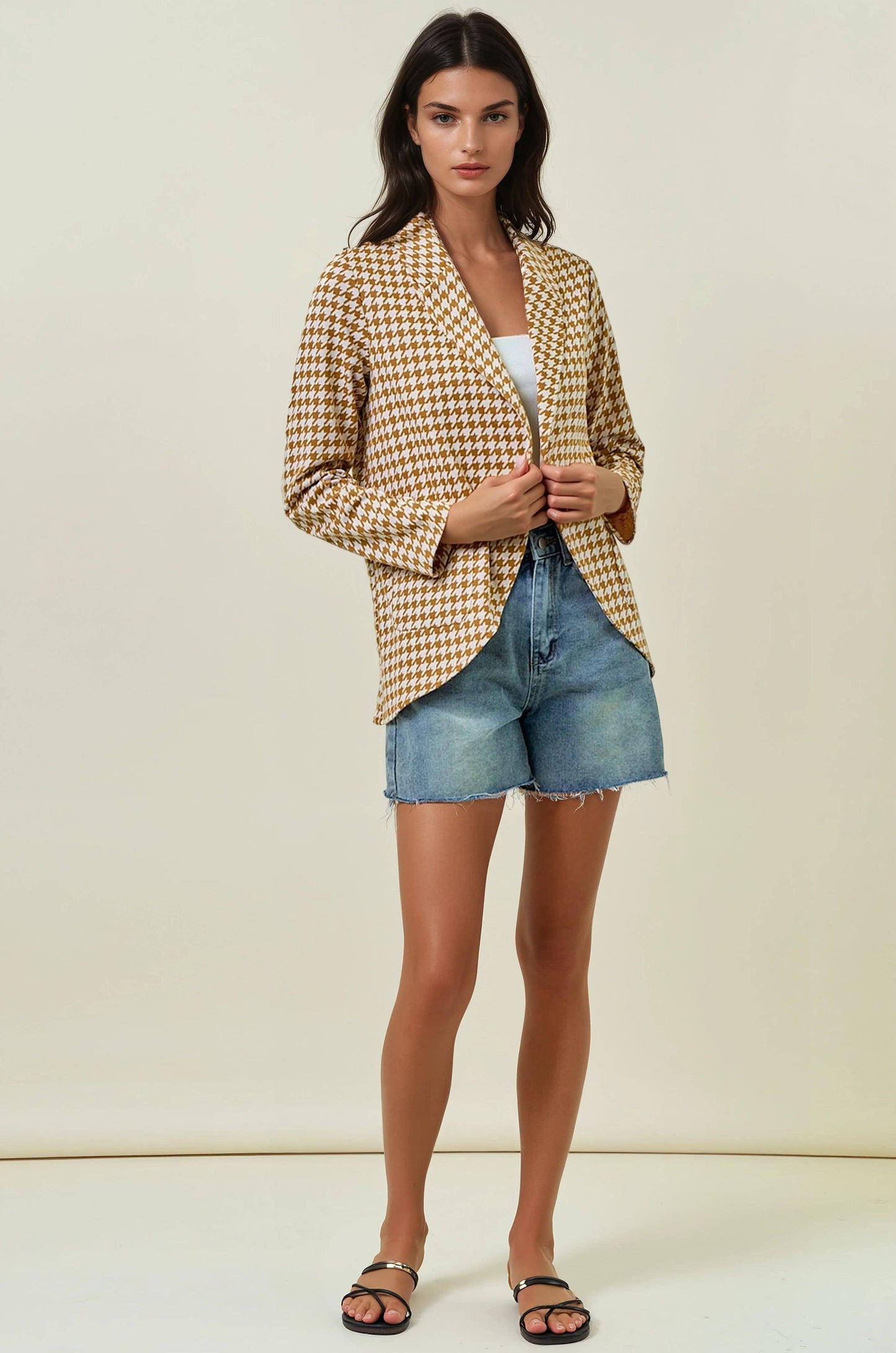 Houndstooth Blazer