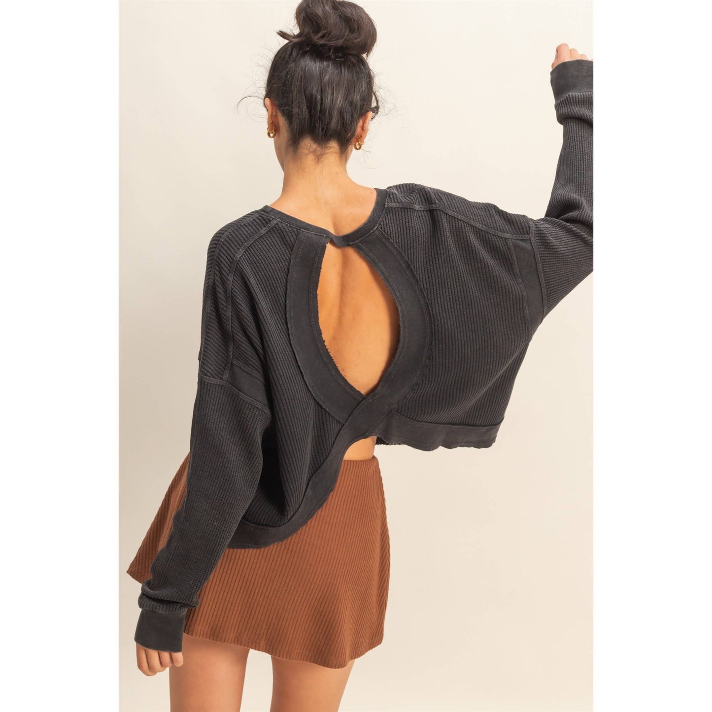 Open Back Long Sleeve