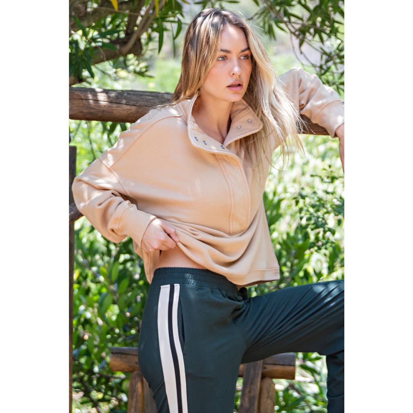 Snap Quarter Zip