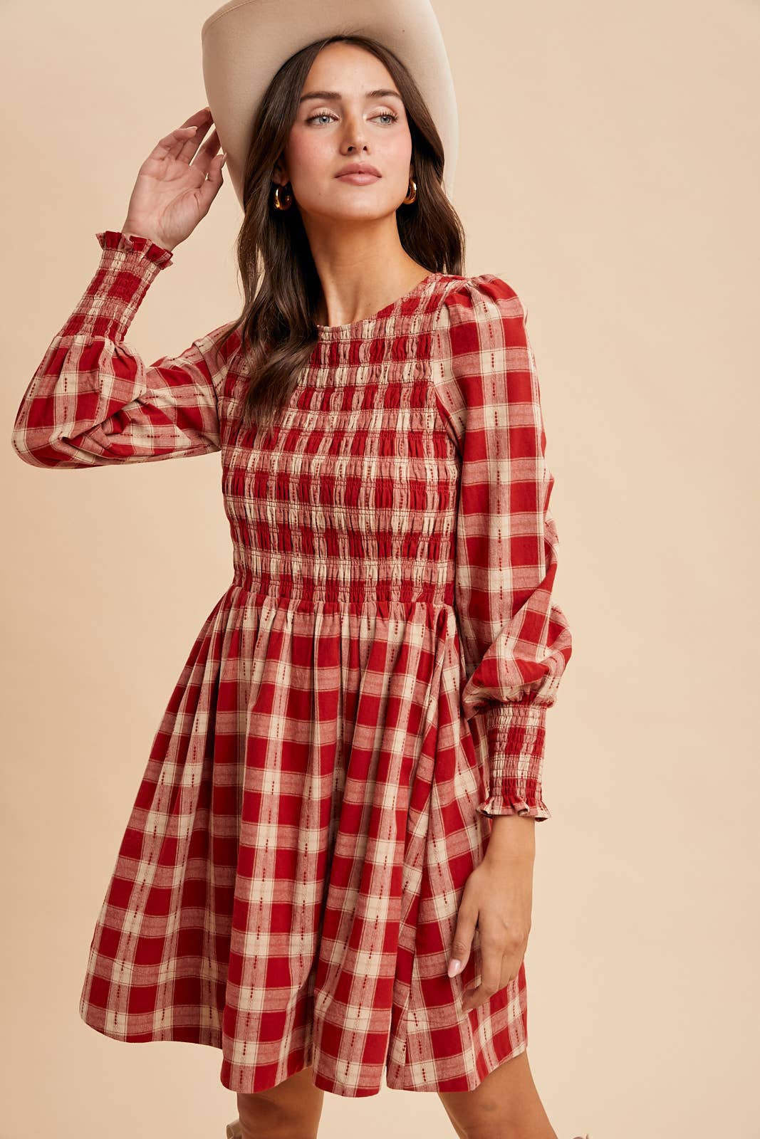Plaid Mini Dress