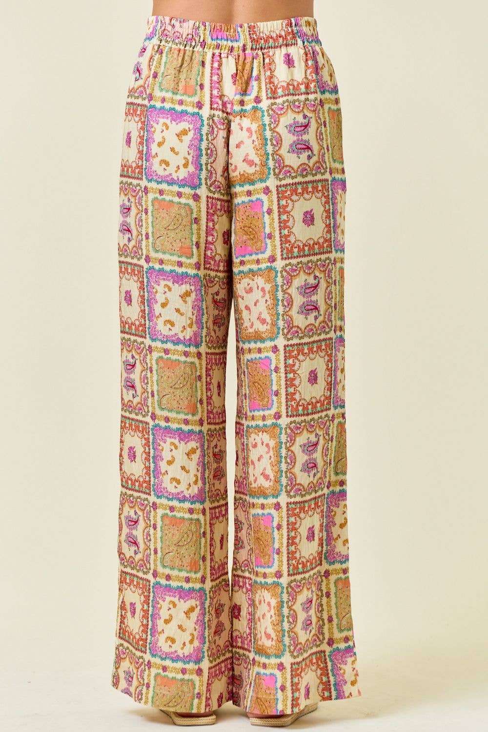Paisley Wide Leg Pants