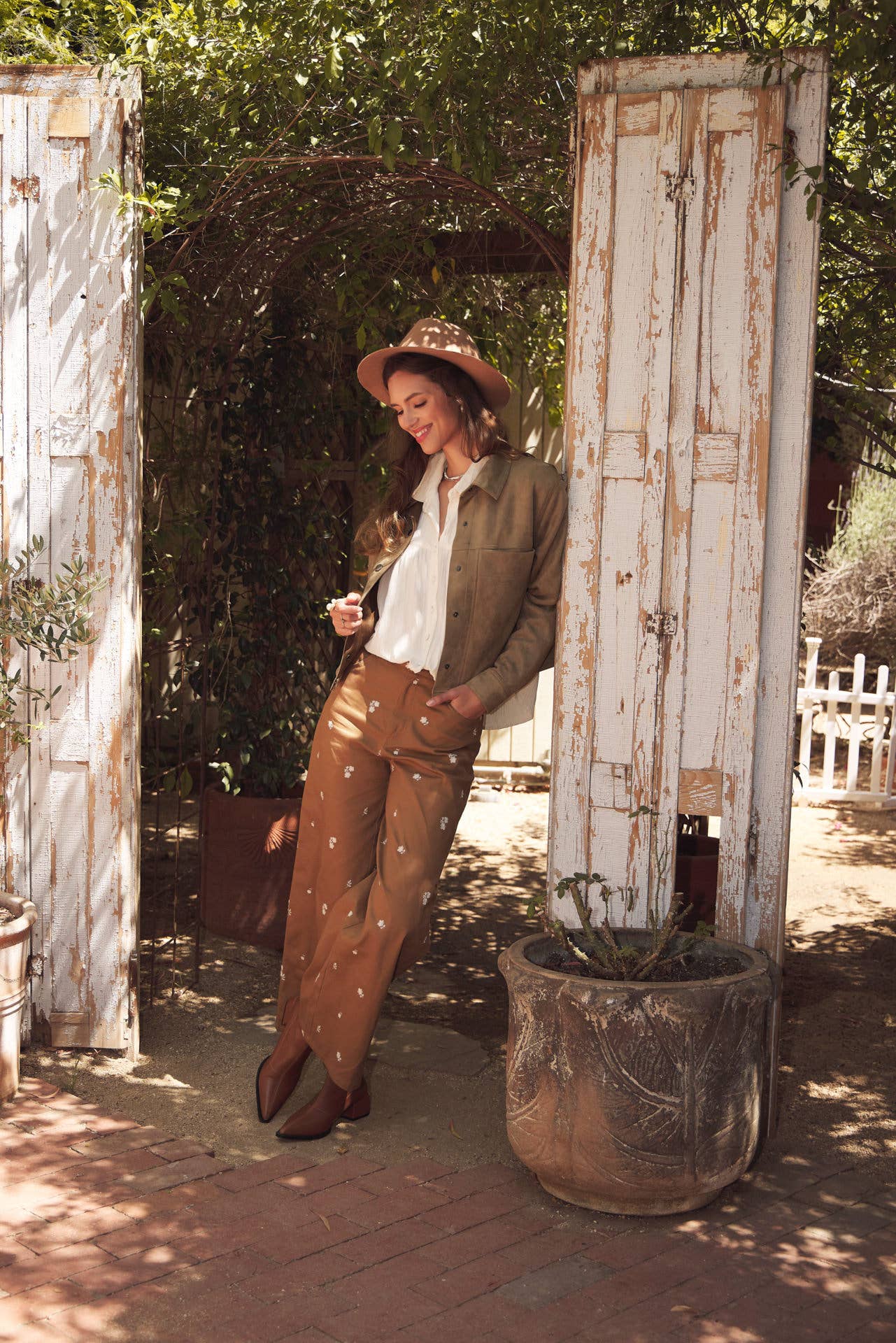 Embroidered Pants