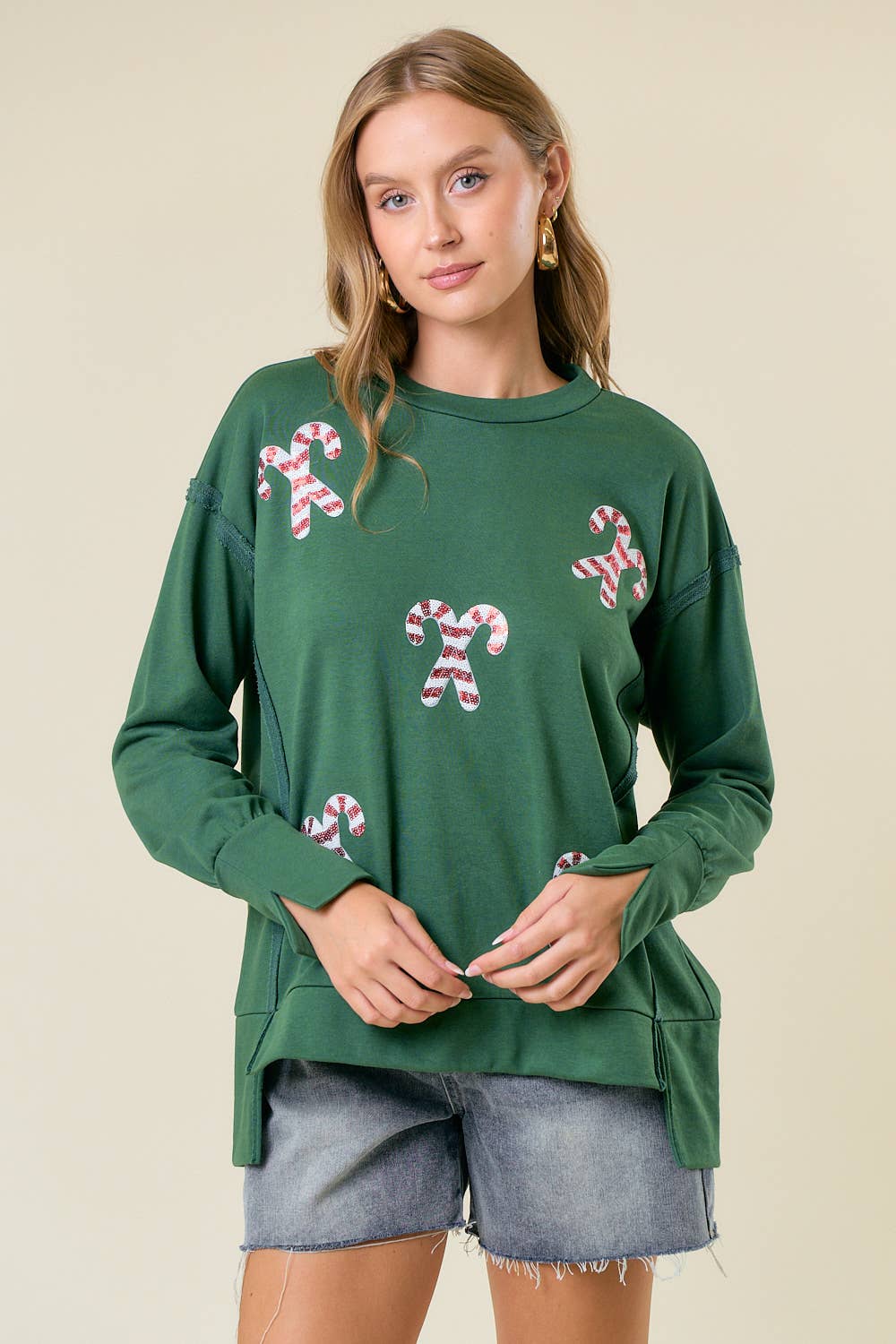 Candy Cane Sweatshirt