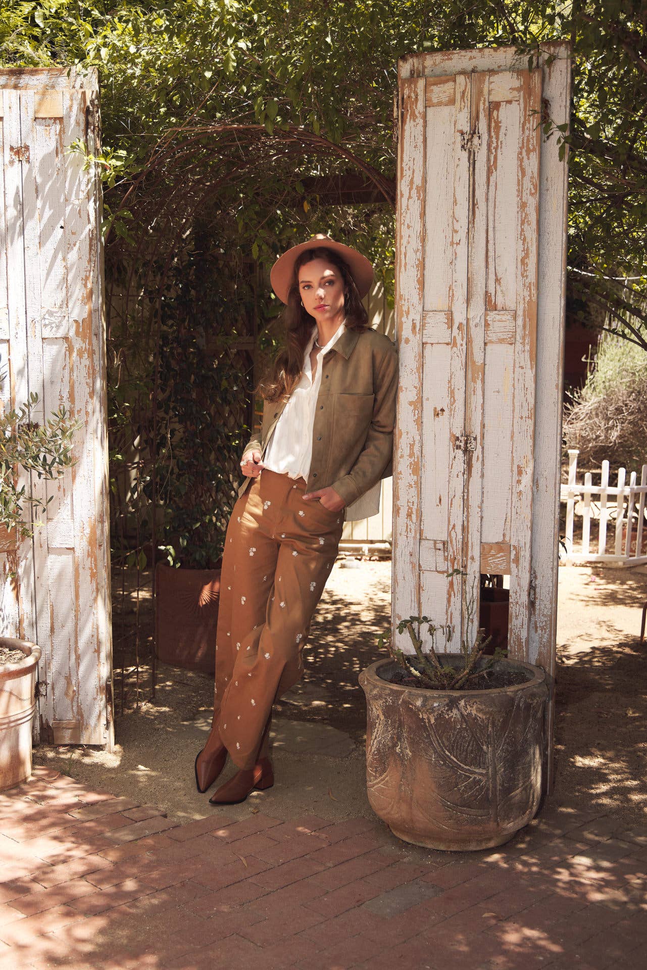 Embroidered Pants