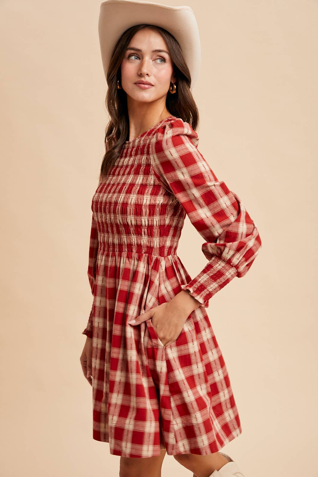 Plaid Mini Dress