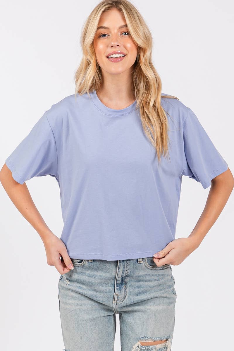 Relaxed Crop Tee