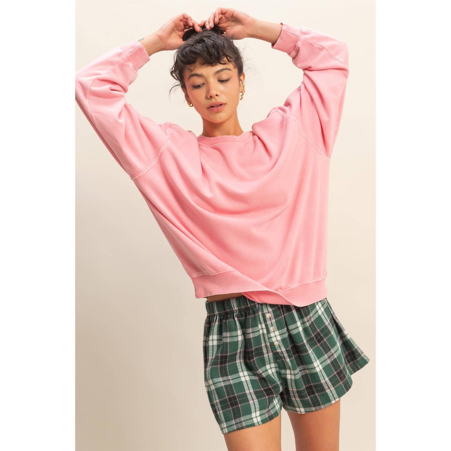 Oversized Mineral Washed Crew