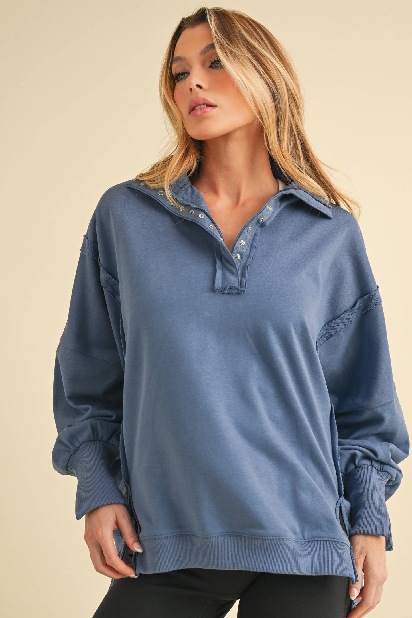 Henley Sweatshirt
