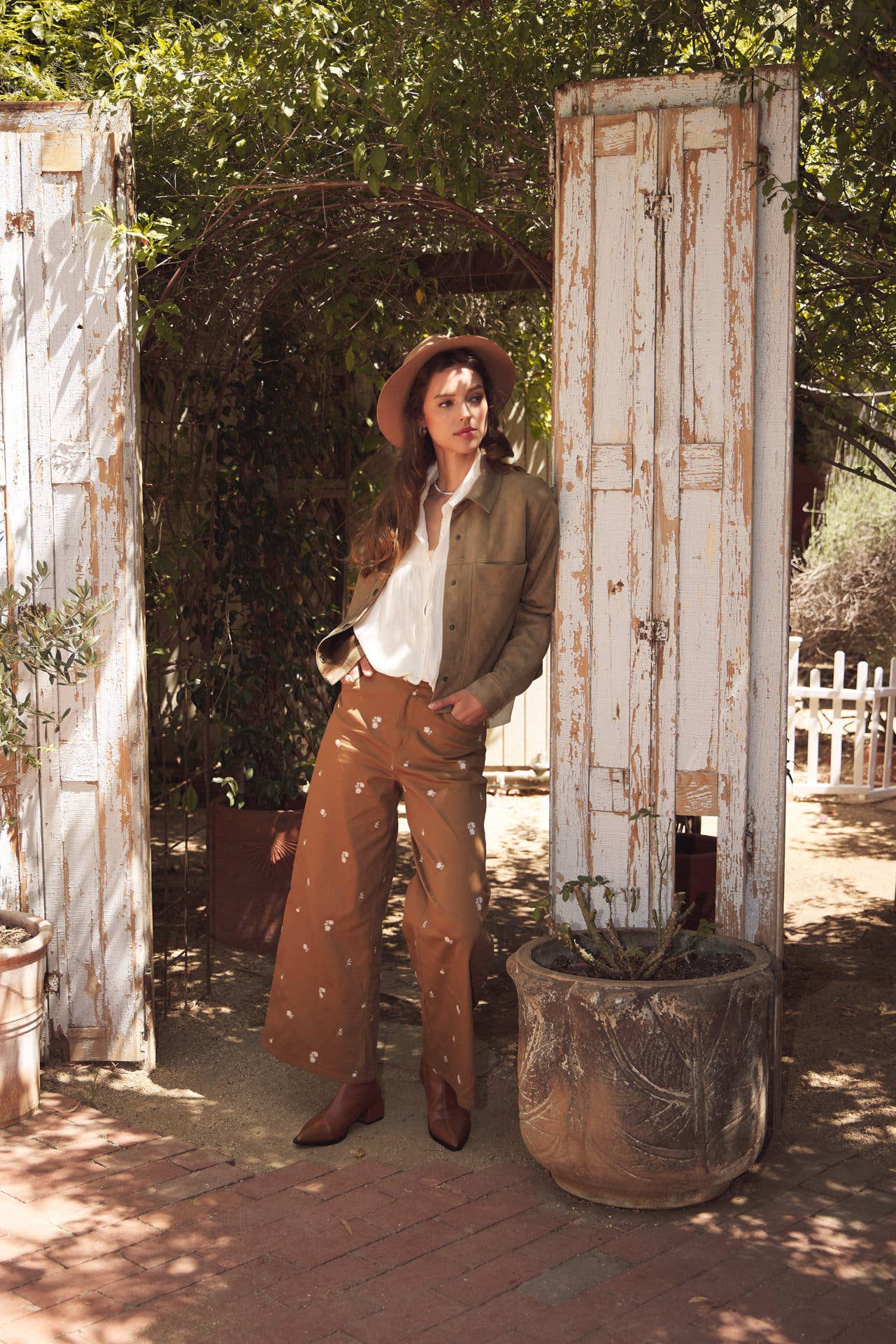 Embroidered Pants