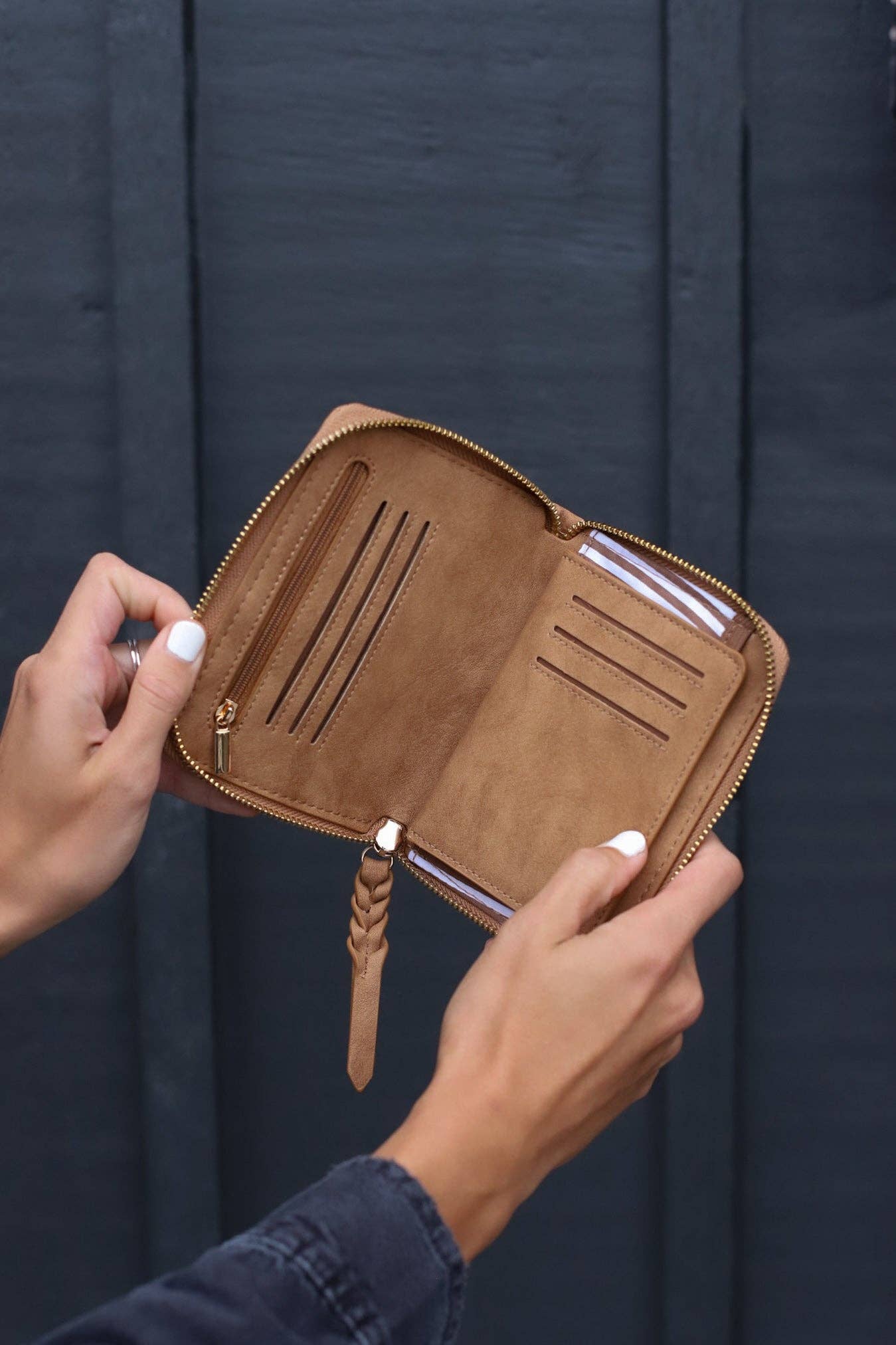 Card Wallet Oak
