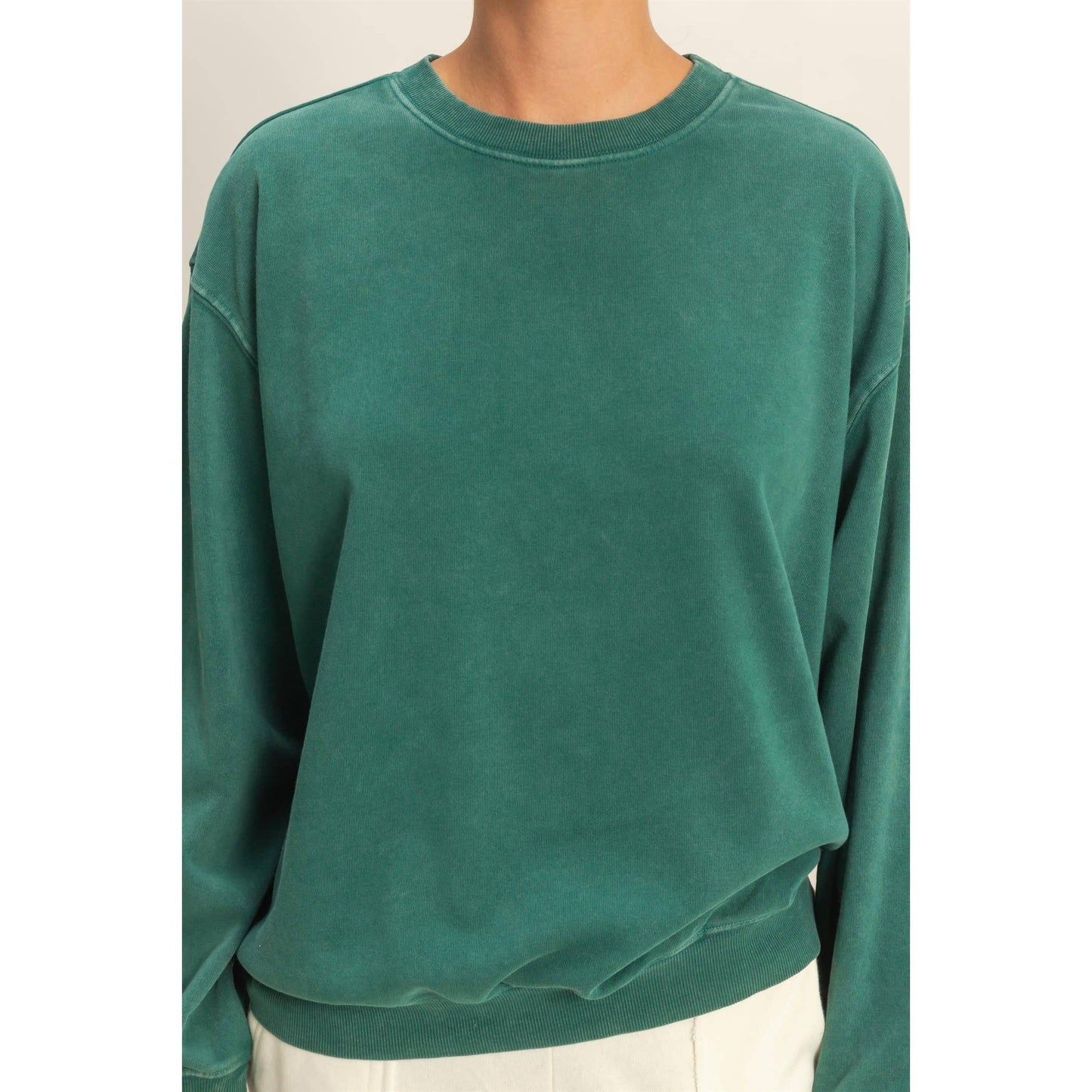 Oversized Mineral Washed Crew