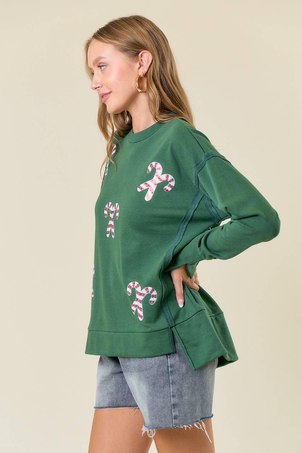 Candy Cane Sweatshirt