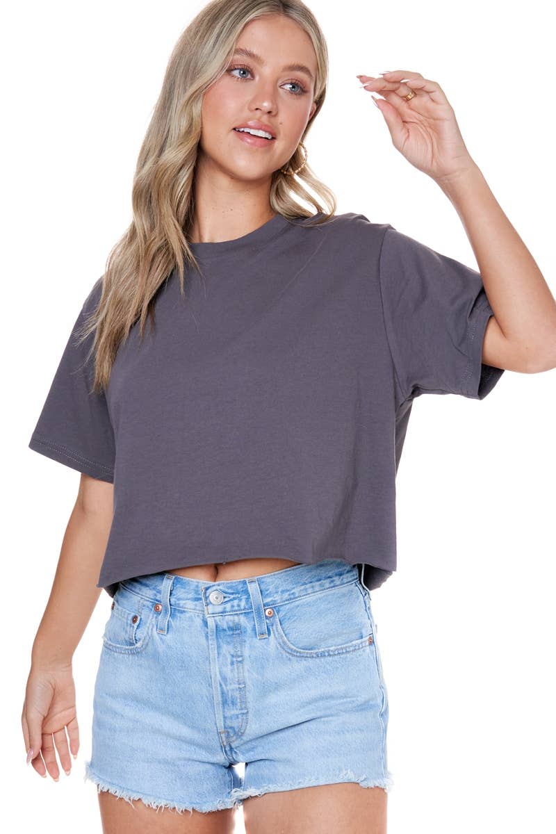 Relaxed Crop Tee