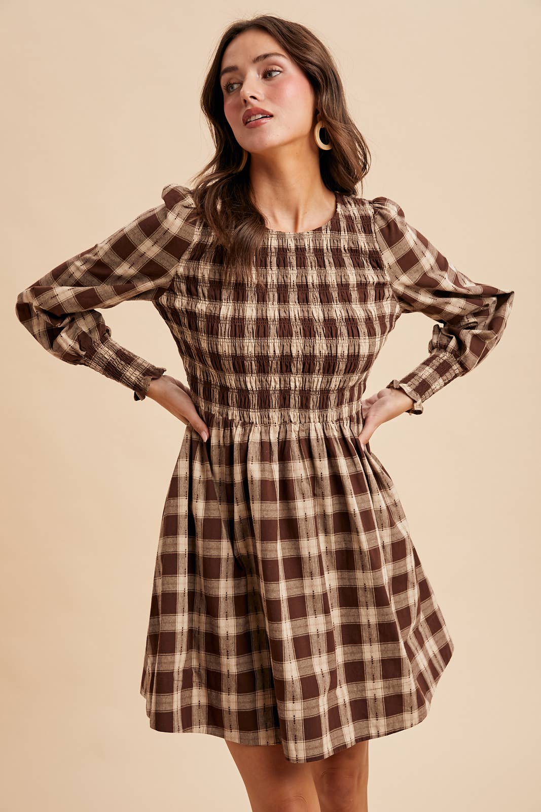 Plaid Mini Dress