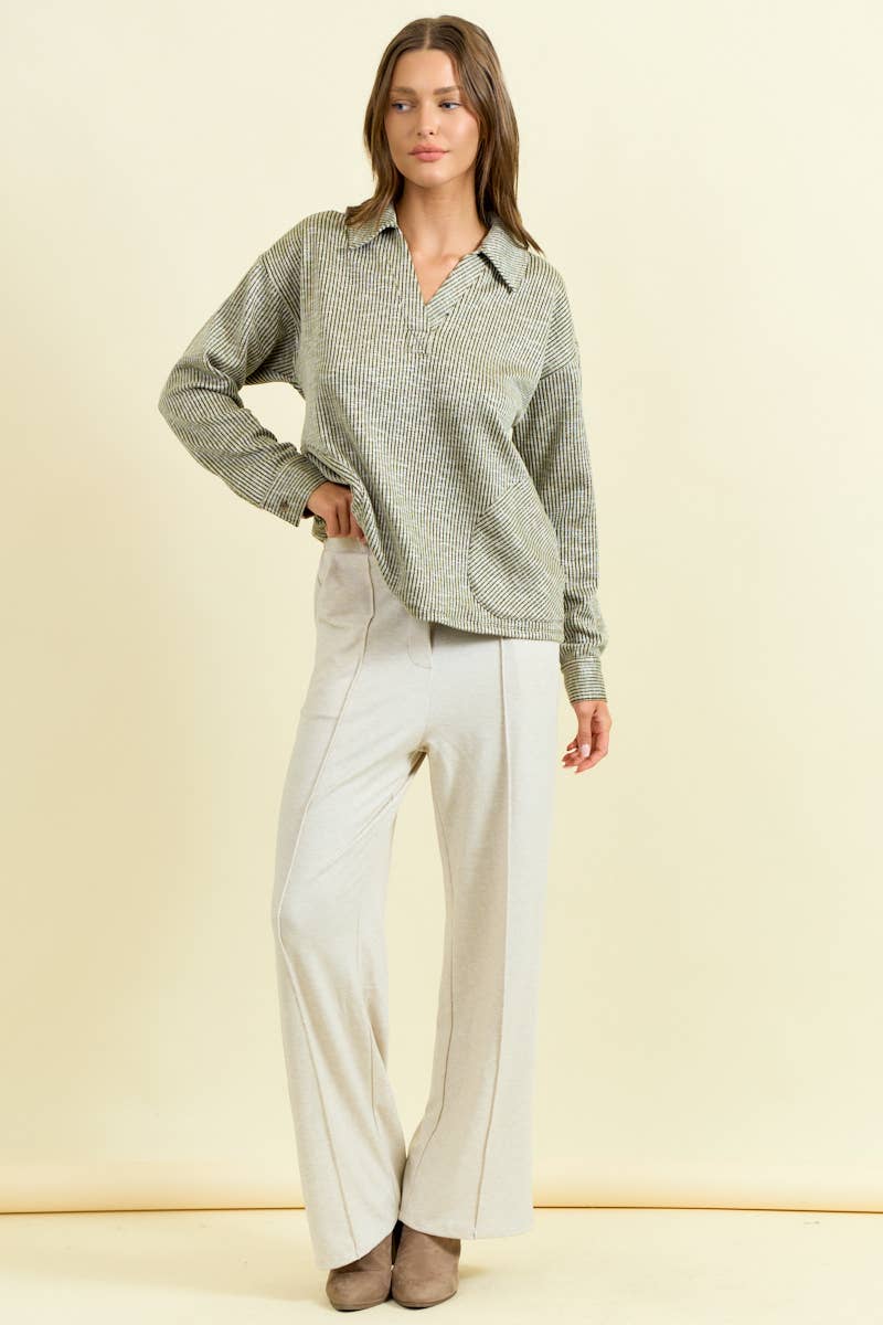 Ribbed Pullover