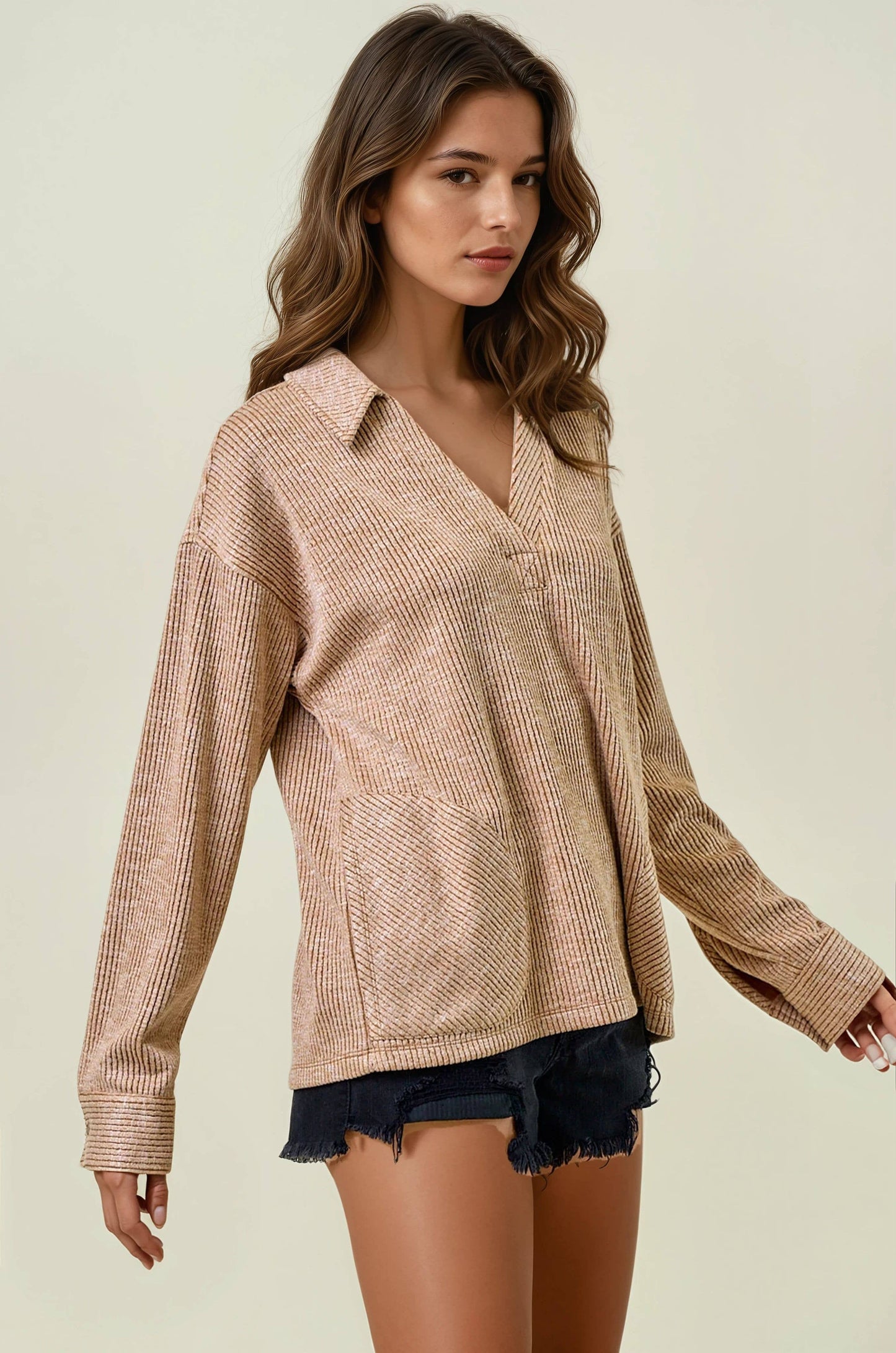 Ribbed Pullover