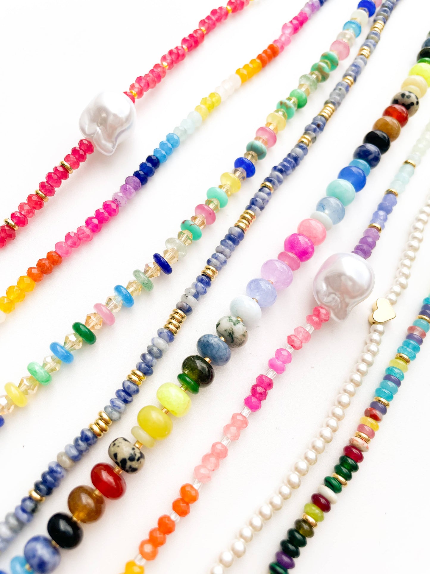 Coastal Blue - Gemstone Bead Necklace