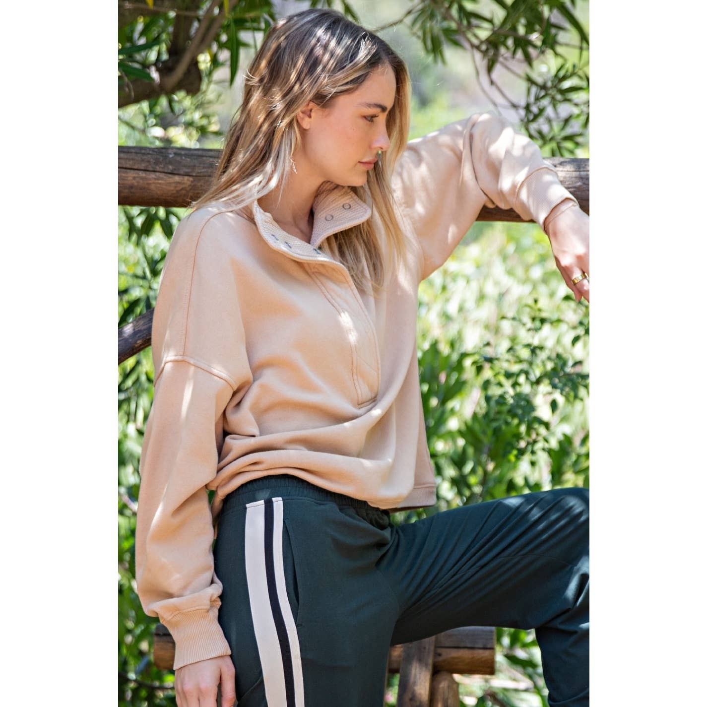 Snap Quarter Zip