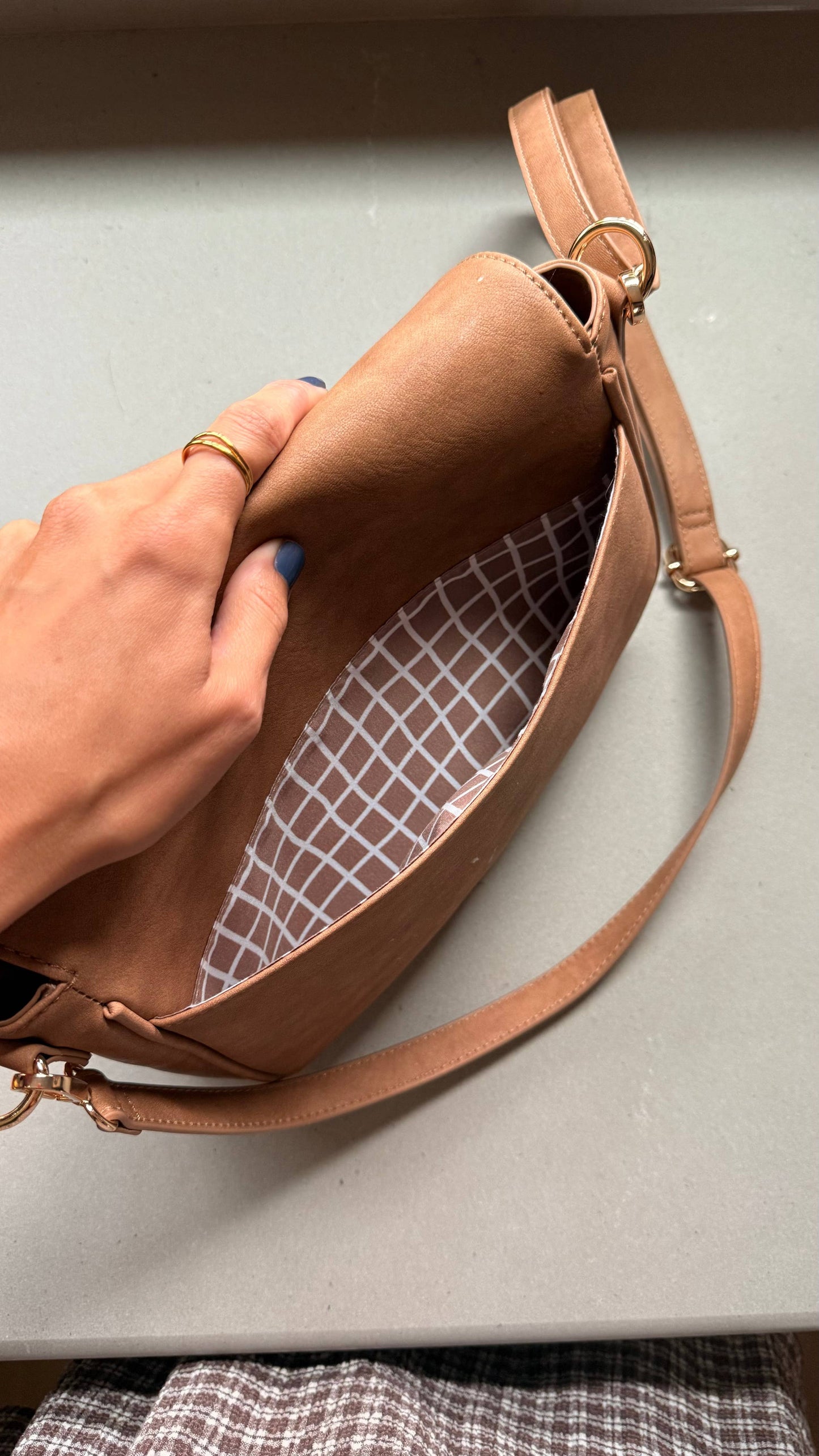 Saddle Bag in Oak