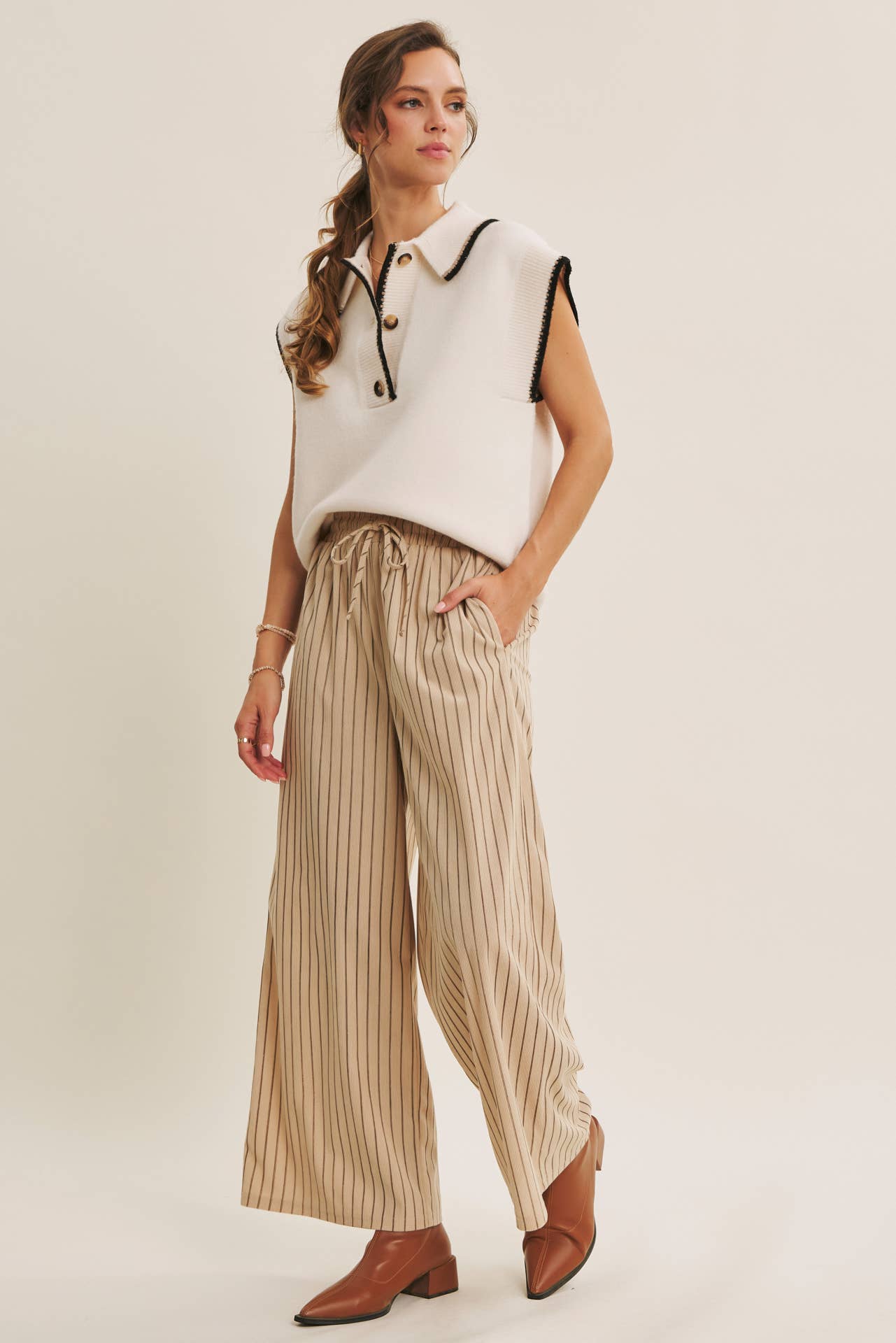 Wide Leg Corduroy Pants
