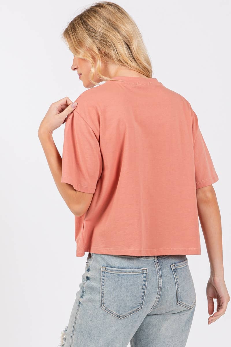 Relaxed Crop Tee
