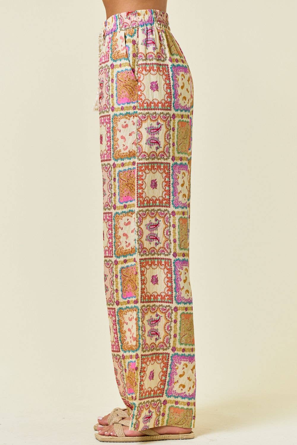 Paisley Wide Leg Pants