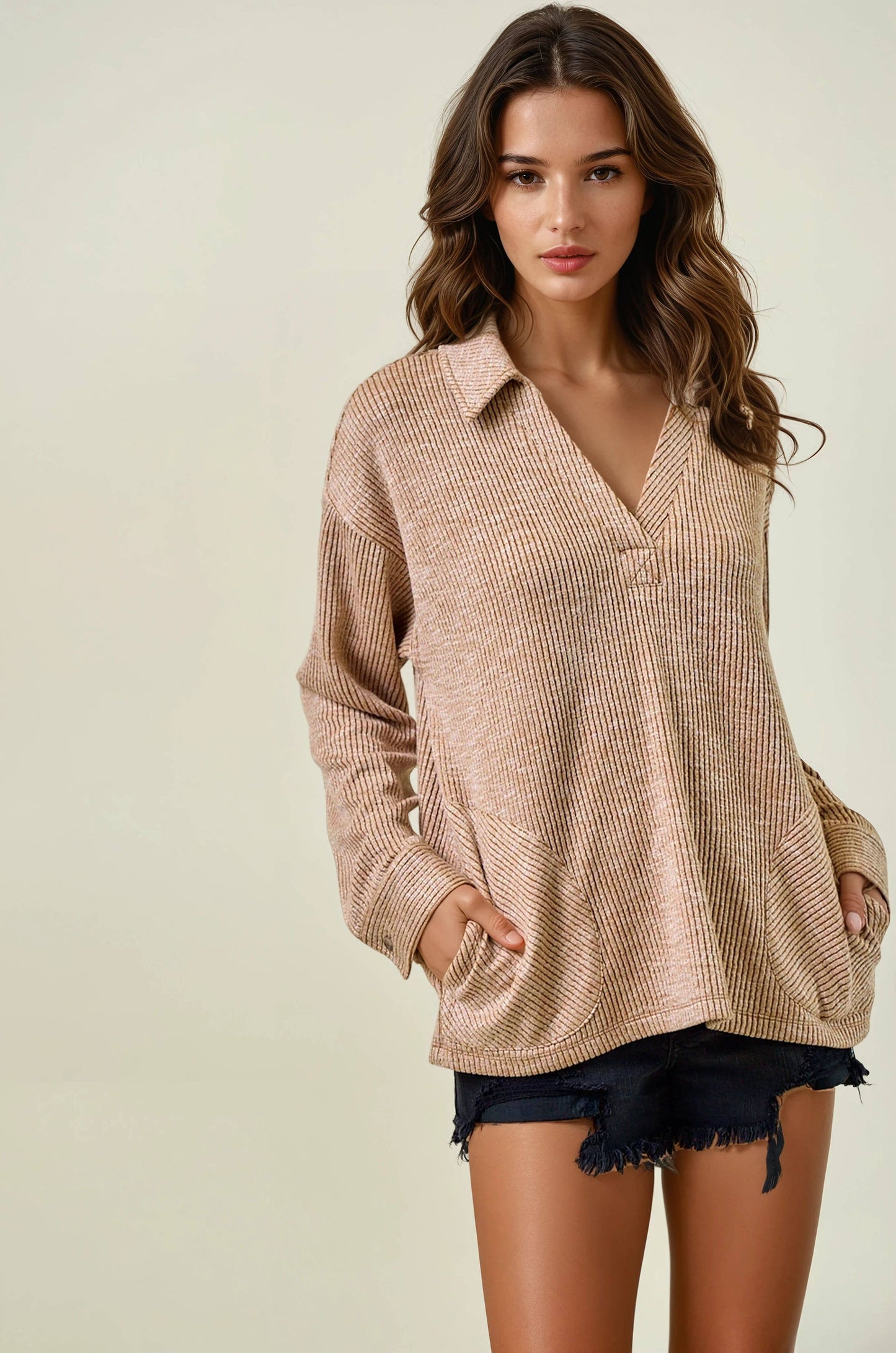 Ribbed Pullover