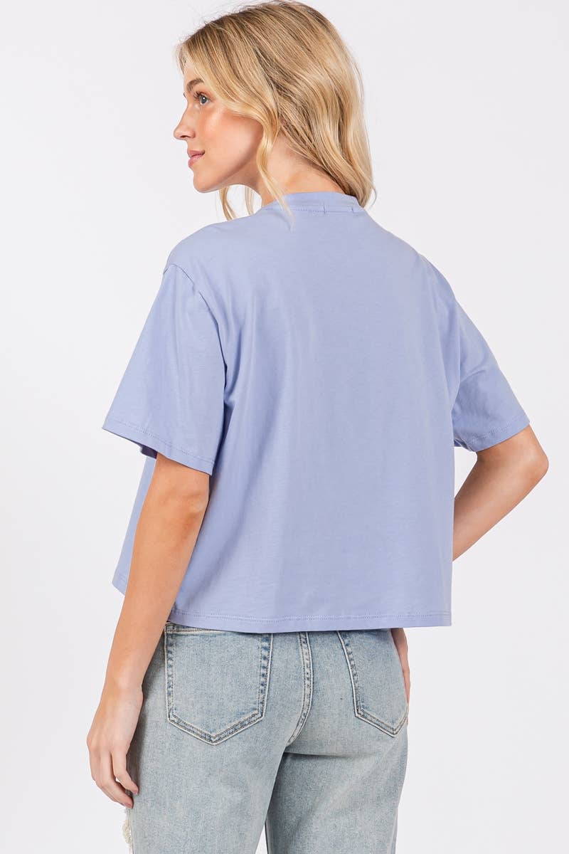 Relaxed Crop Tee