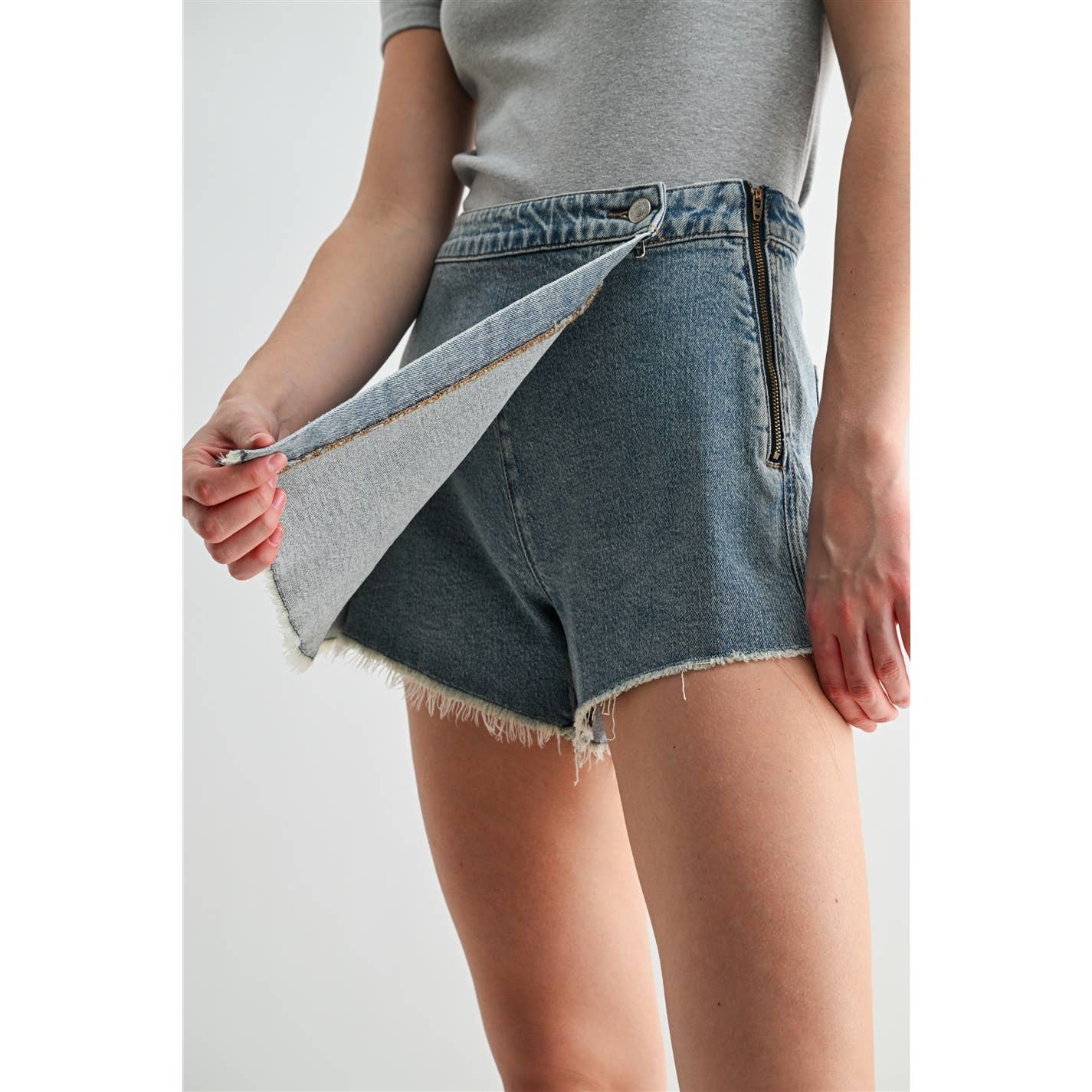 High-Rise Vintage Skort