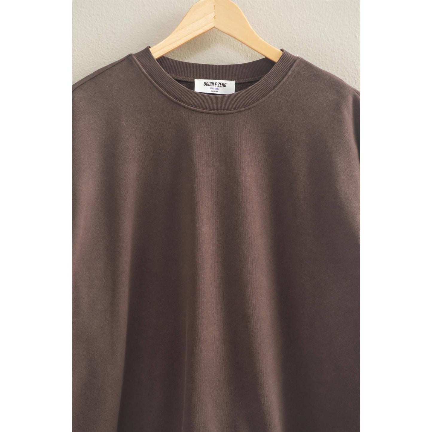 Oversized Mineral Washed Crew