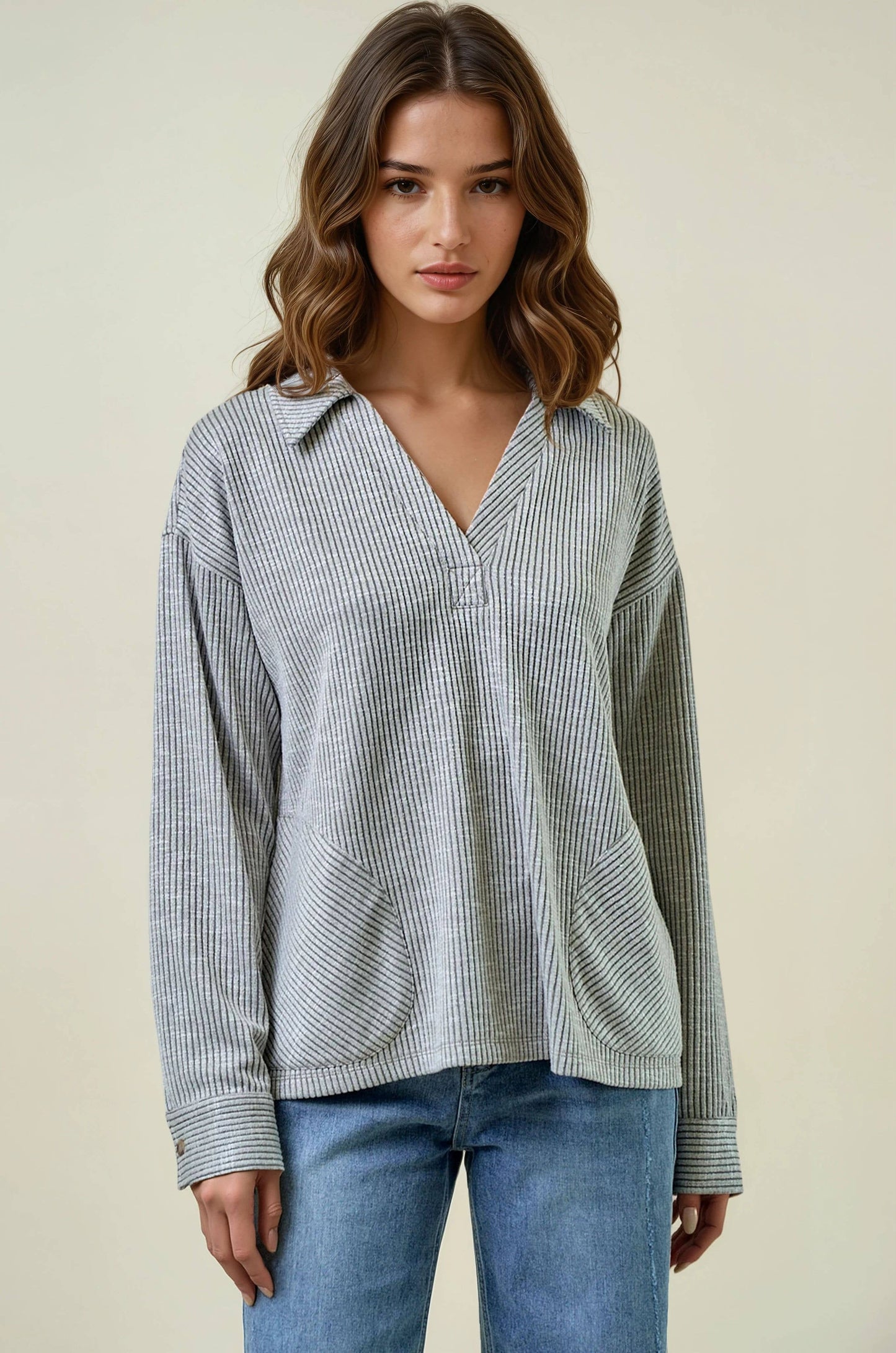Ribbed Pullover