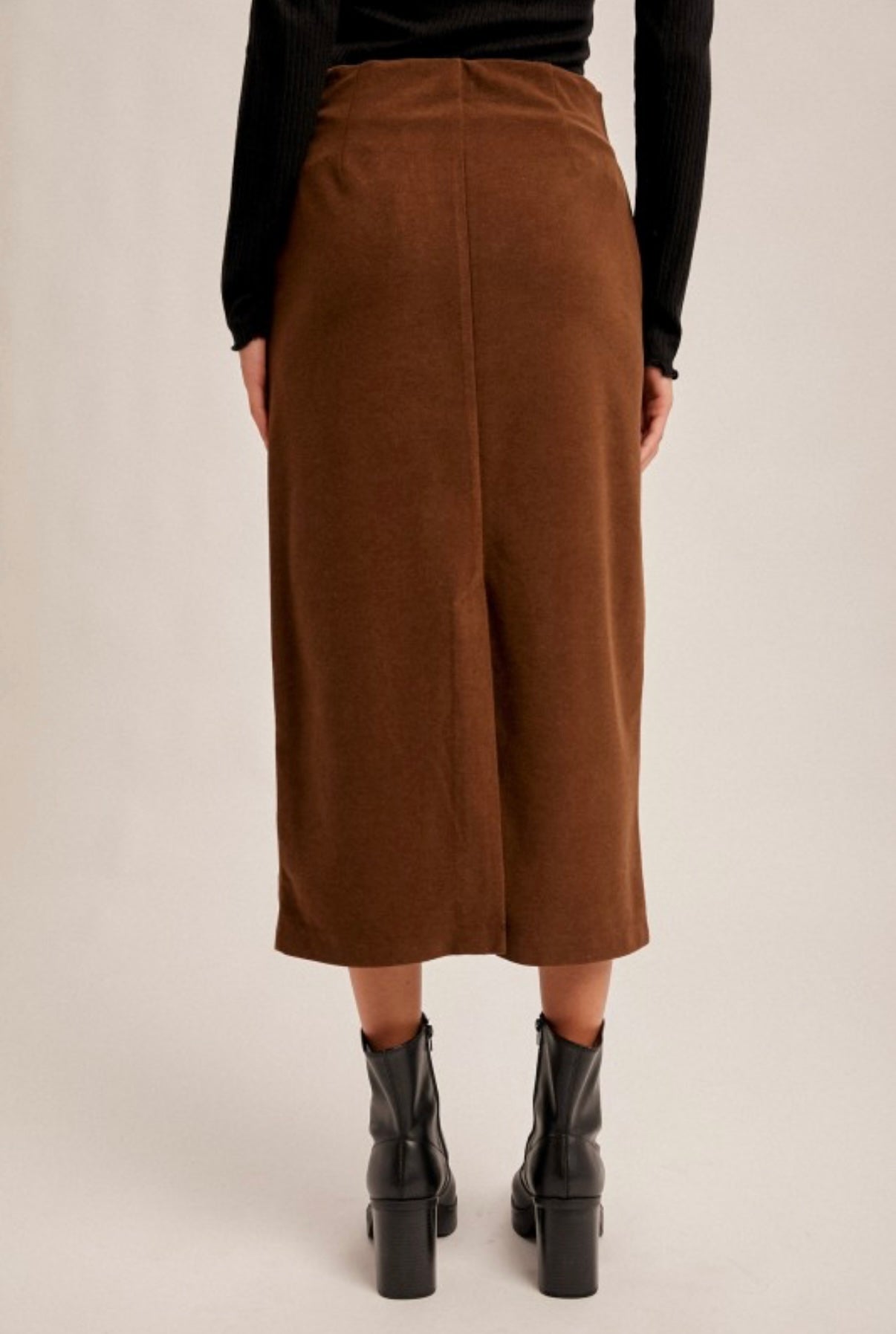 Brush Midi Skirt
