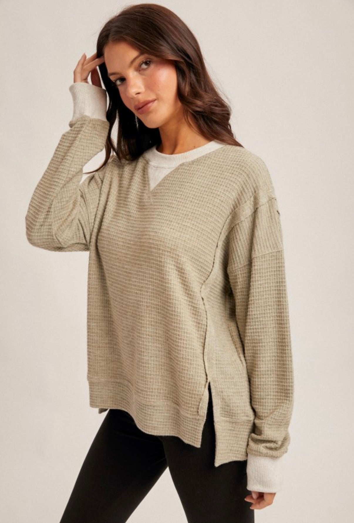 Thermal Crew Neck Olive