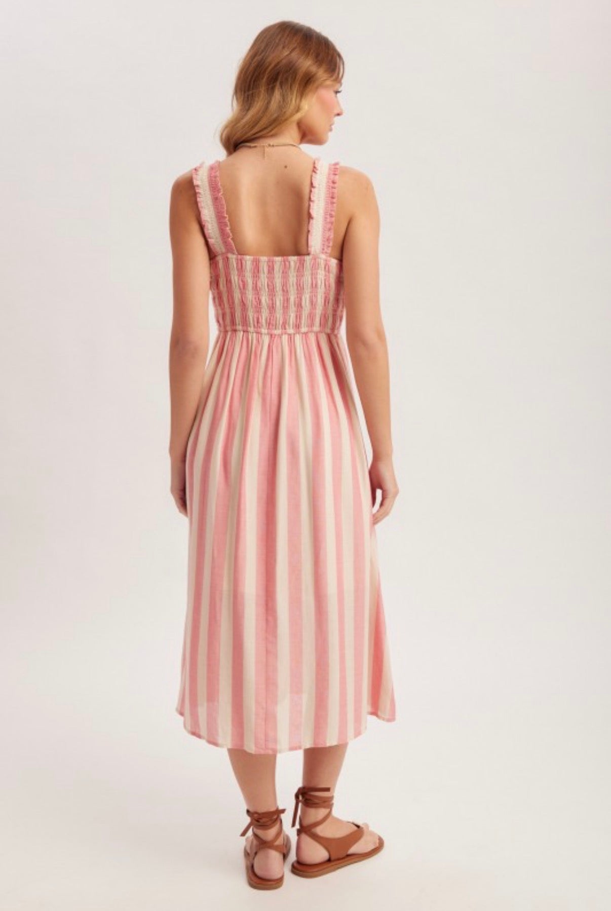 Smocked Midi Dress
