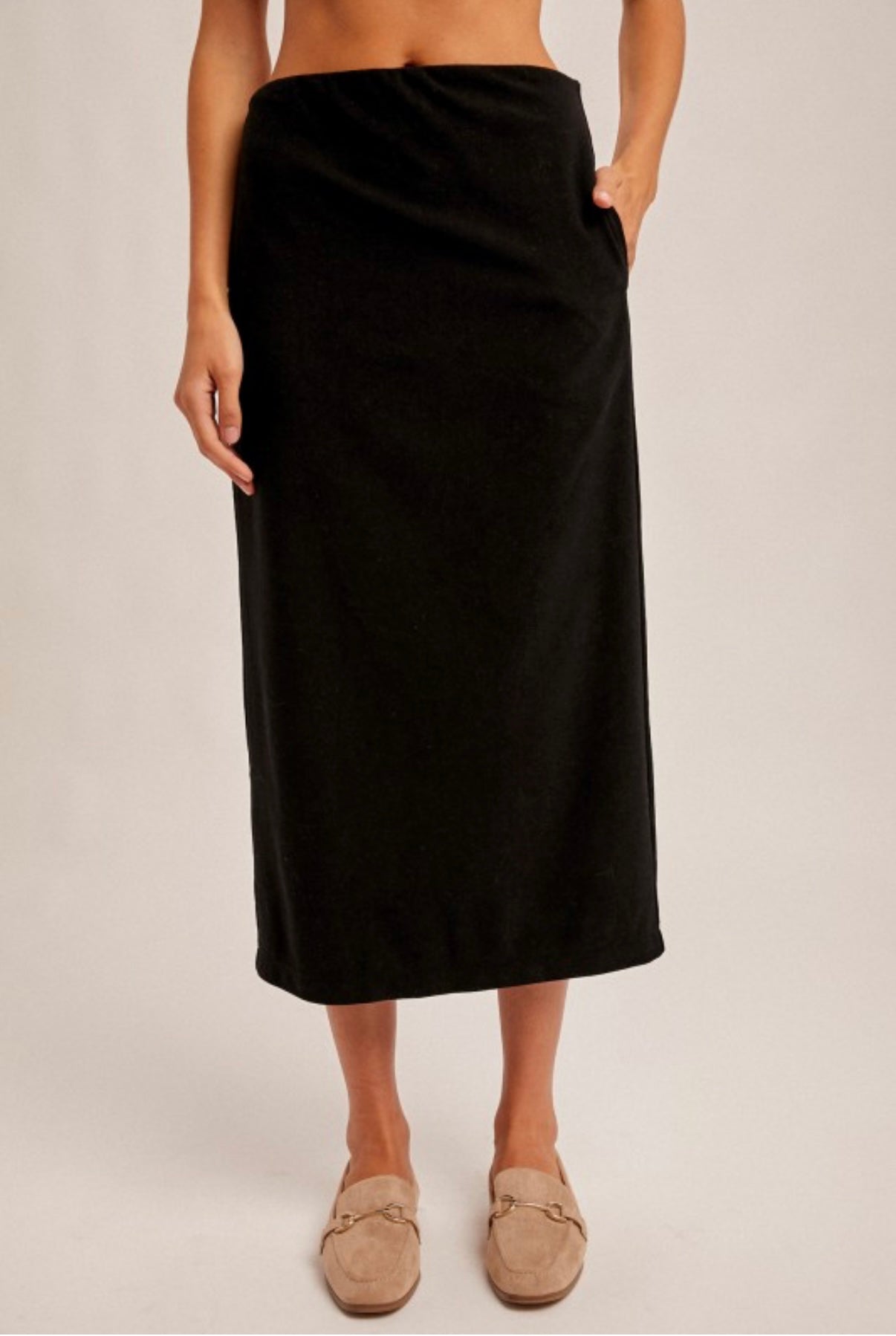 Brush Midi Skirt