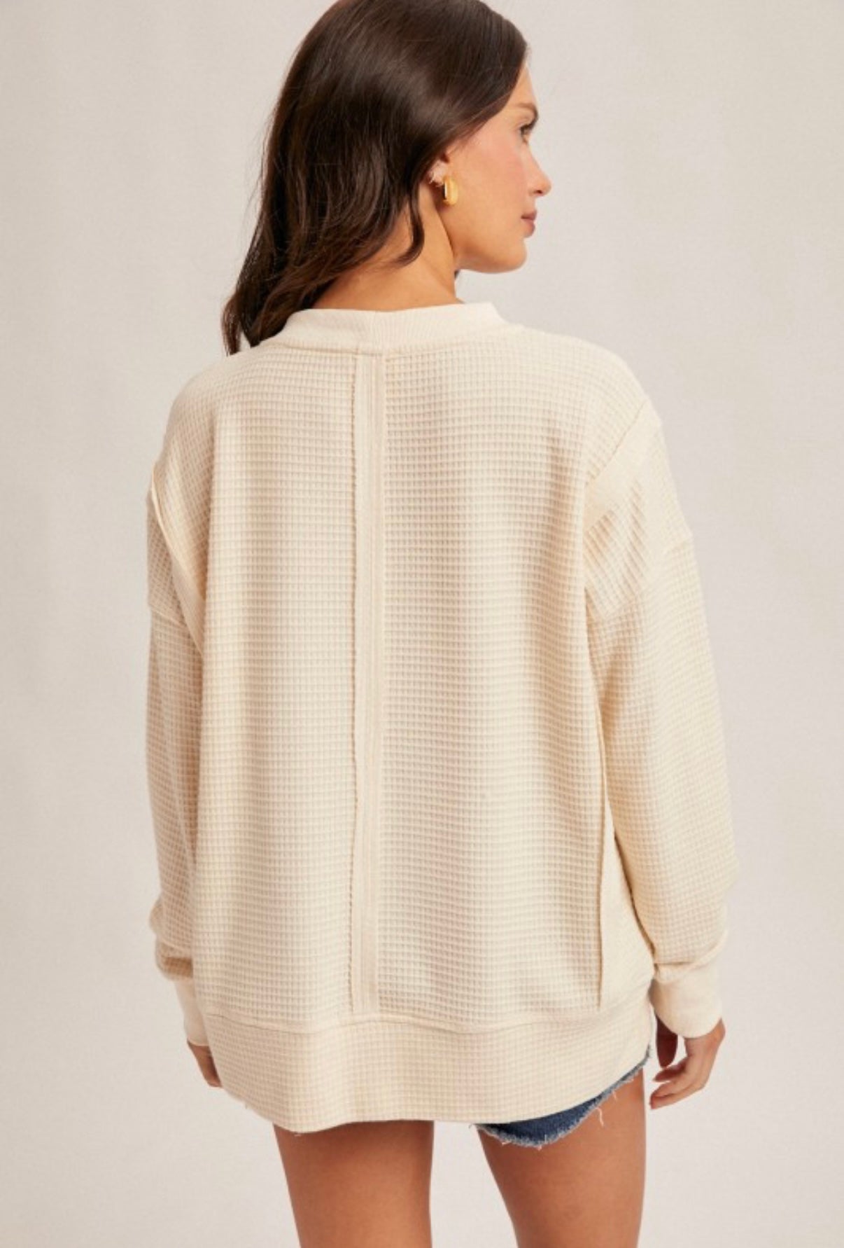 Thermal Crew Neck Cream