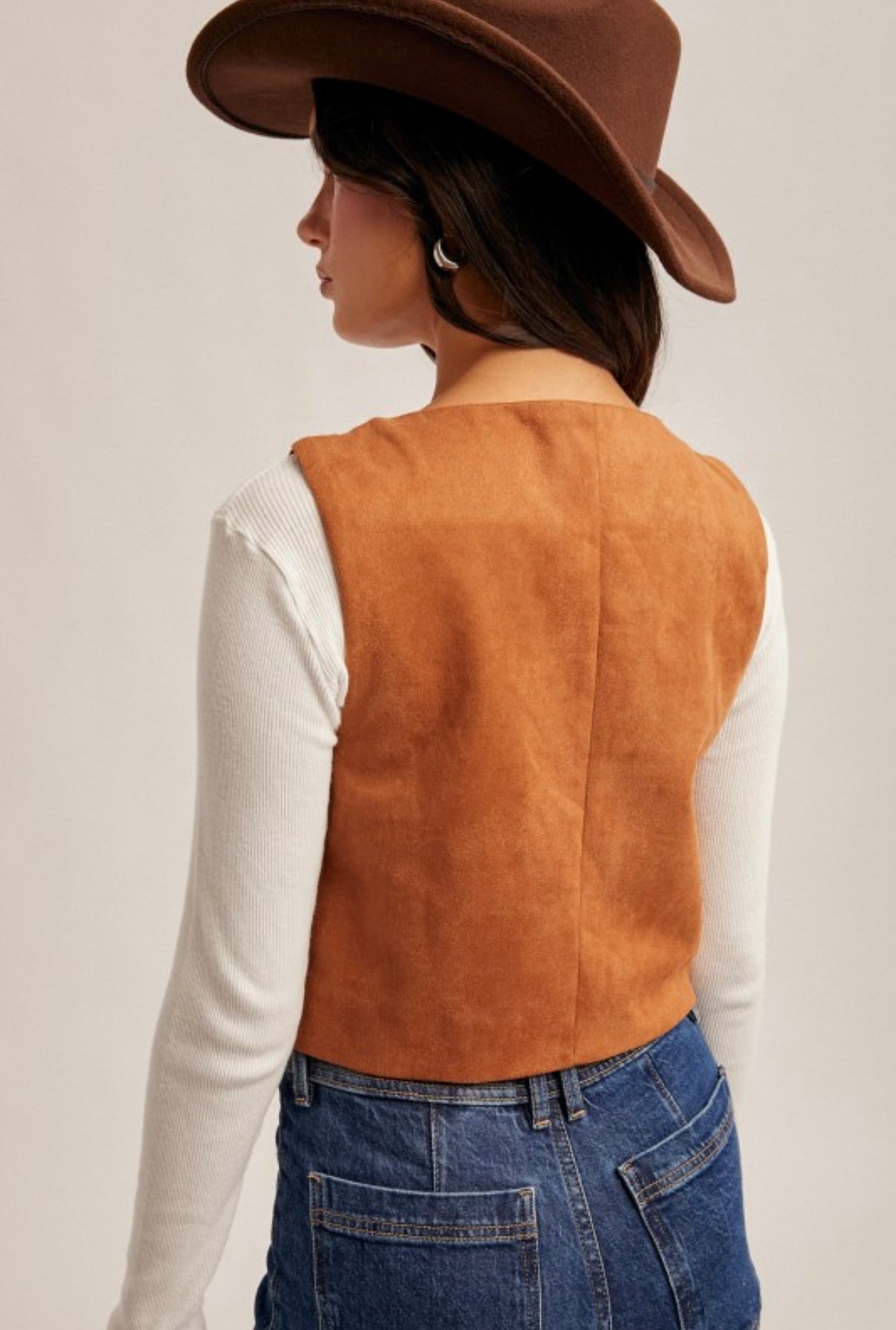 Suede Vest