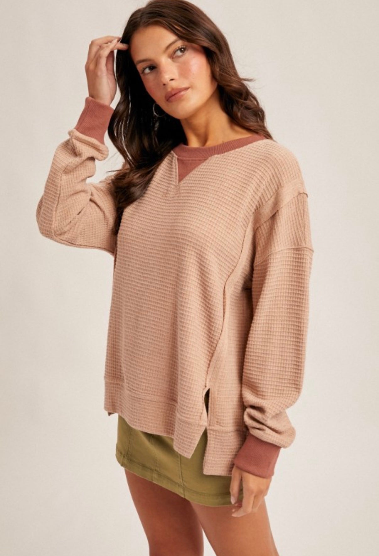Thermal Crew Neck Rust