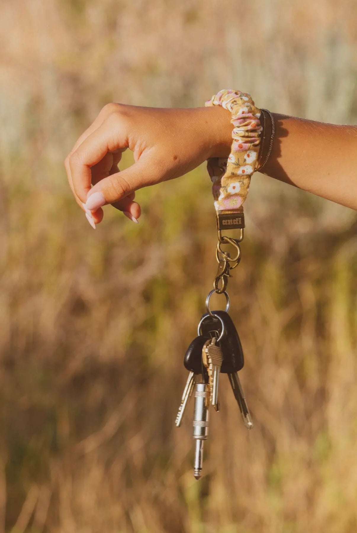 Autumnal Mustard Keychain